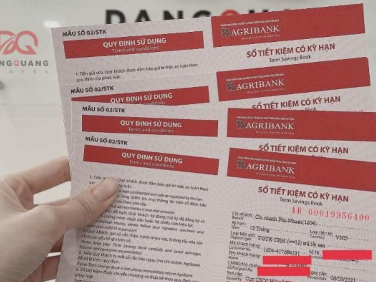 Thủ tục rút tiền từ sổ tiết kiệm Agribank