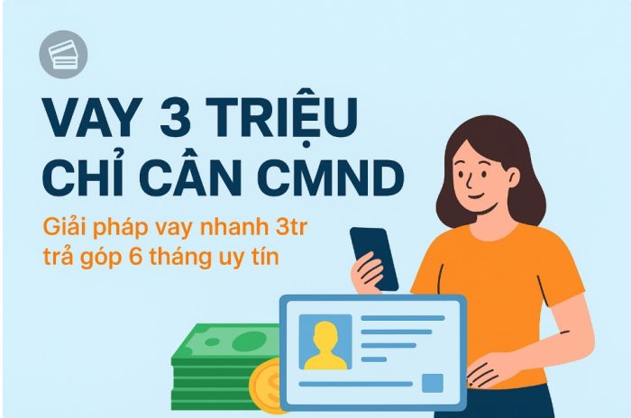 vay 3 triệu chỉ cần CMND
