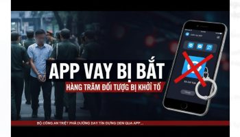 những app vay tiền bị bắt